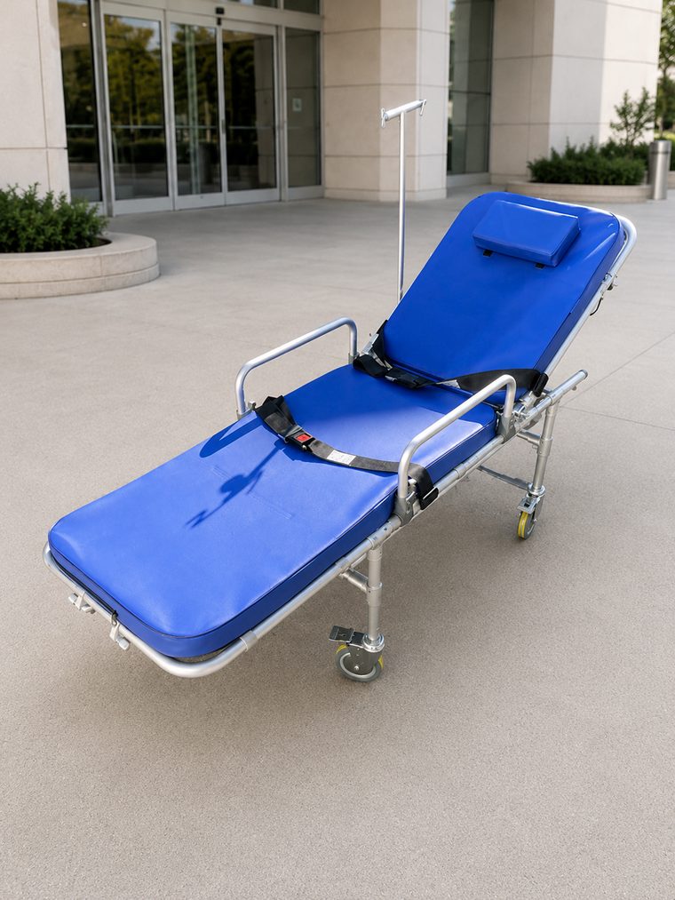 1号車の搬送専用ストレッチャー
